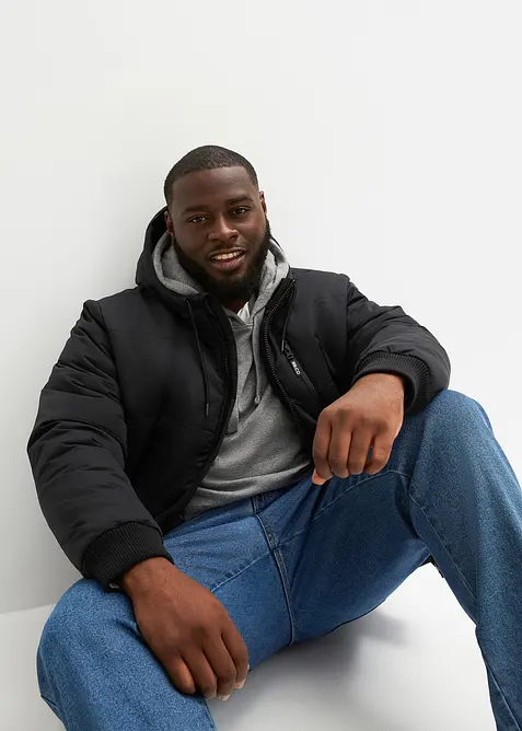 Täckjacka med huva, bonprix