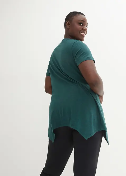 Sporttopp, kort&auml;rmad, bonprix