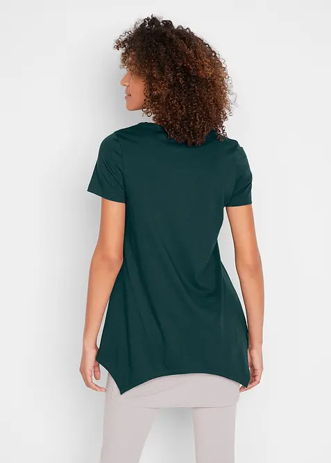 Sporttopp, kort&auml;rmad, bonprix