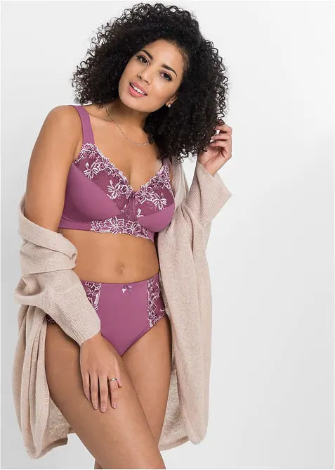 BH utan bygel, med vadderade axelband (2-pack), bonprix