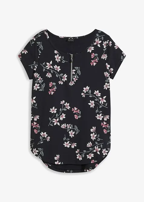 Oversizetopp i bomullsmix, bonprix