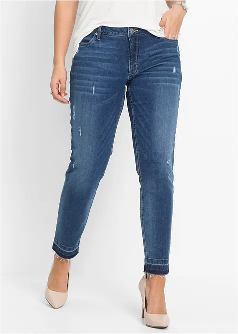 Skinny Jeans Low Waist, cropped, bonprix