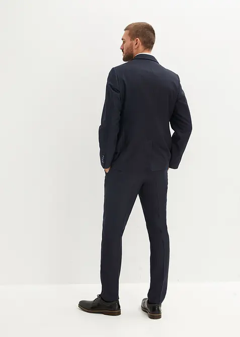 Kostym med väst och slips (4-delar) Slim Fit, bonprix