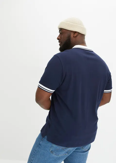 Pikétröja med kort ärm, ekologisk bomull, bonprix