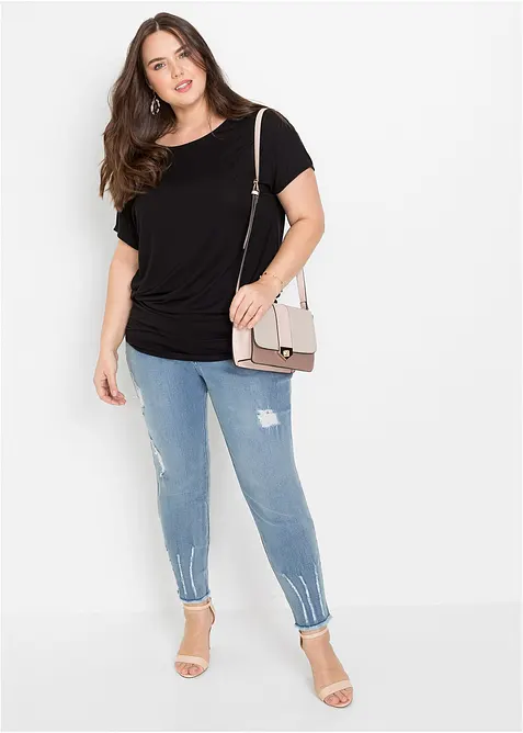 Topp av viskosmix med mjukt fall, bonprix