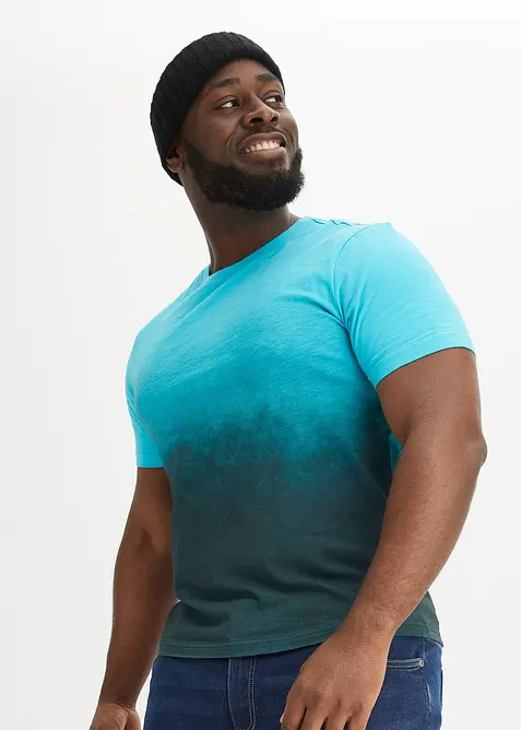 T-Shirt i ren bomull, Slim Fit, bonprix