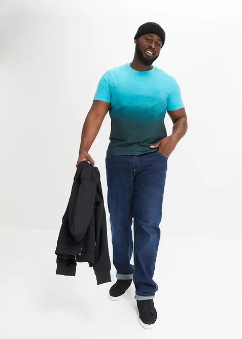 T-Shirt i ren bomull, Slim Fit, bonprix