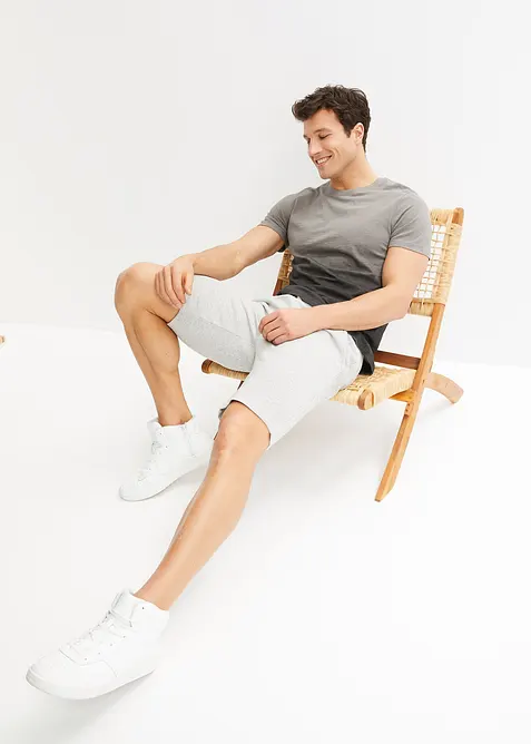 T-Shirt i ren bomull, Slim Fit, bonprix