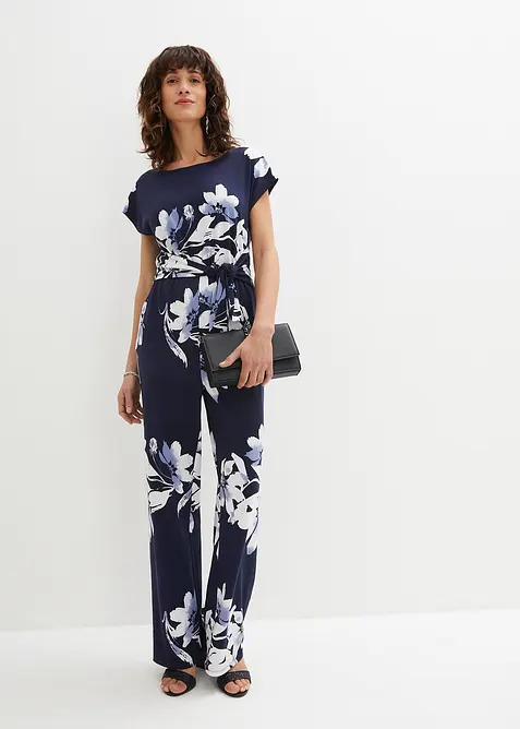 Jumpsuit med knytband, bonprix