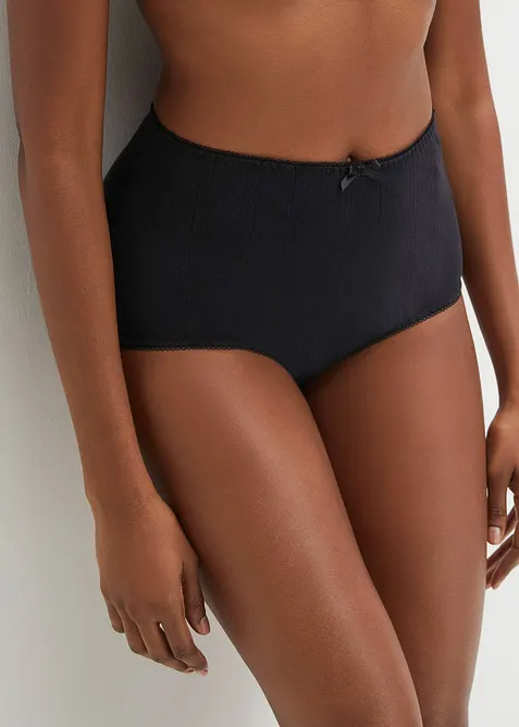 Midjetrosa i tunn bomull (4-pack), bonprix