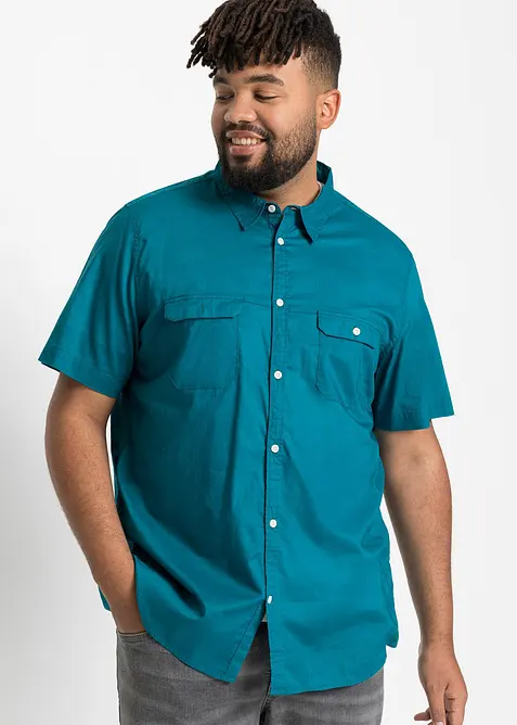 Kort&auml;rmad skjorta i ren bomull, bonprix