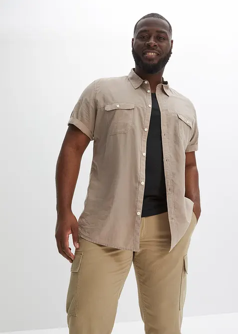 Kort&auml;rmad skjorta i ren bomull, bonprix