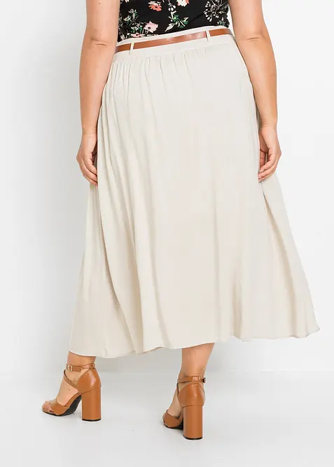 Maxikjol med sk&auml;rp (2 delar), bonprix