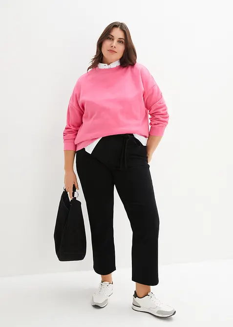 Oversizesweatshirt i bomull, bonprix