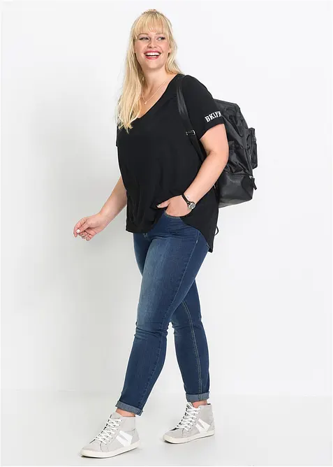 T-shirt i ren bomull, bonprix