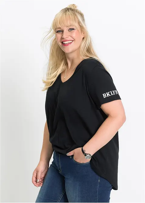 T-shirt i ren bomull, bonprix