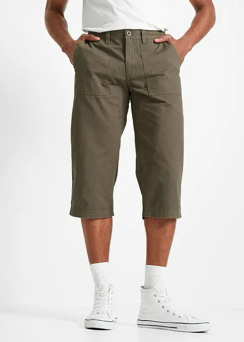 L&aring;nga bermudas med p&aring;sydda fickor, Regular Fit, bonprix