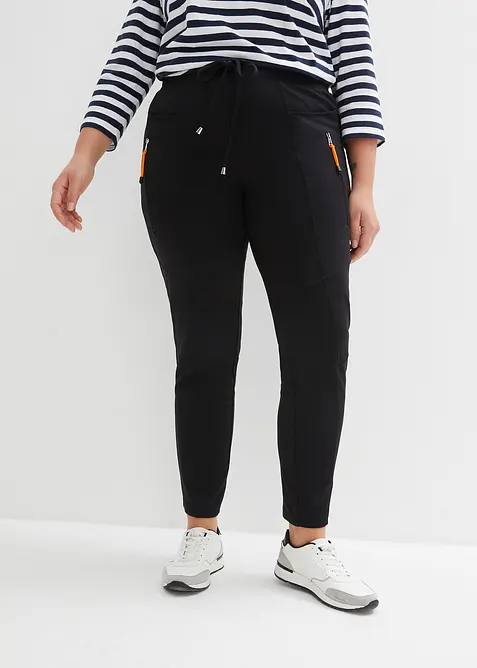 Punto di Roma-byxa i bekväm dra på-modell, bonprix