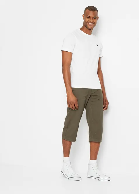 L&aring;nga bermudas med p&aring;sydda fickor, Regular Fit, bonprix