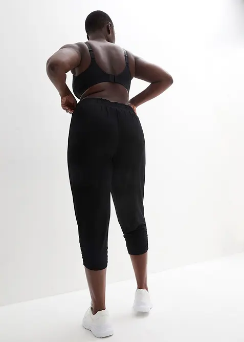 Haremsbyxa med rynkade benslut, bonprix