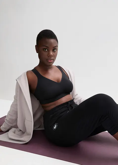 Haremsbyxa med rynkade benslut, bonprix