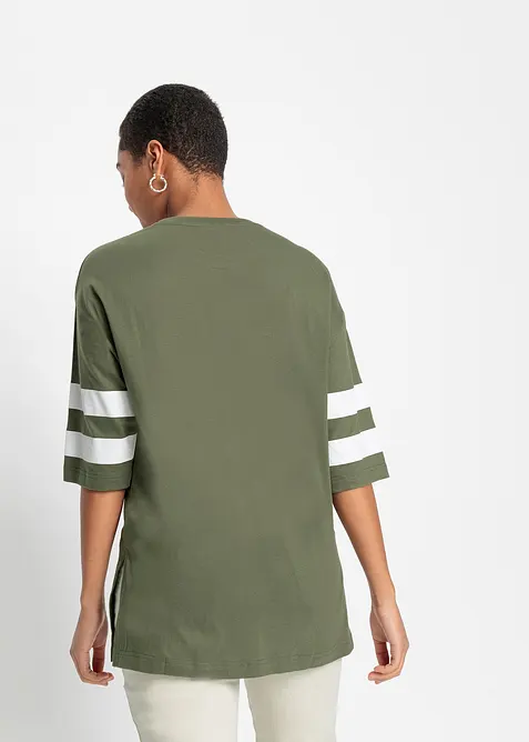 Oversizetopp av ekologisk bomull, bonprix