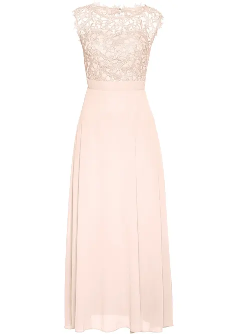 L&aring;ng aftonkl&auml;nning med spets, bonprix