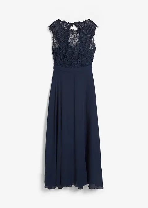 L&aring;ng aftonkl&auml;nning med spets, bonprix