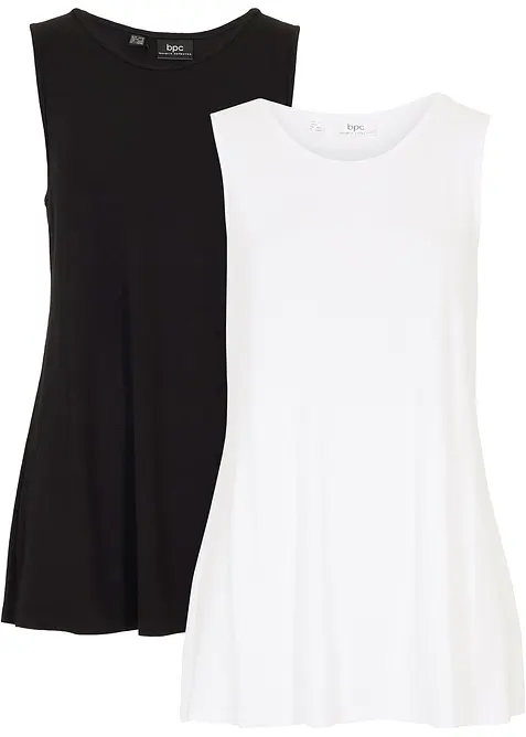 L&aring;ngt viskoslinne (2-pack), bonprix