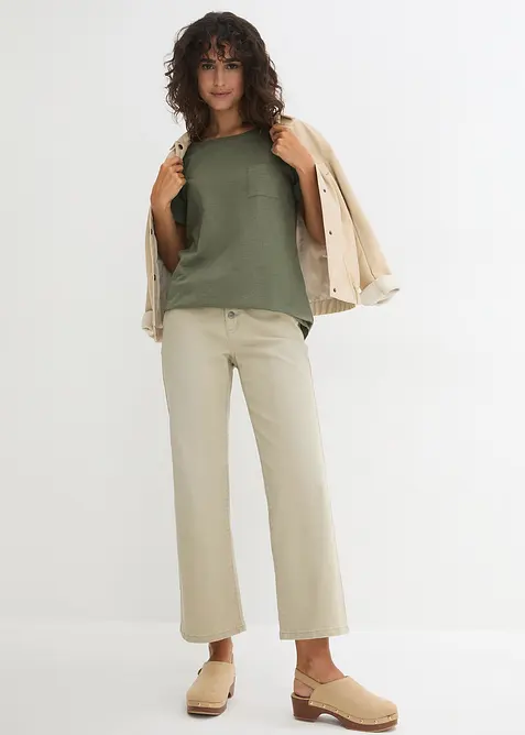 T-shirt av bomull, bonprix