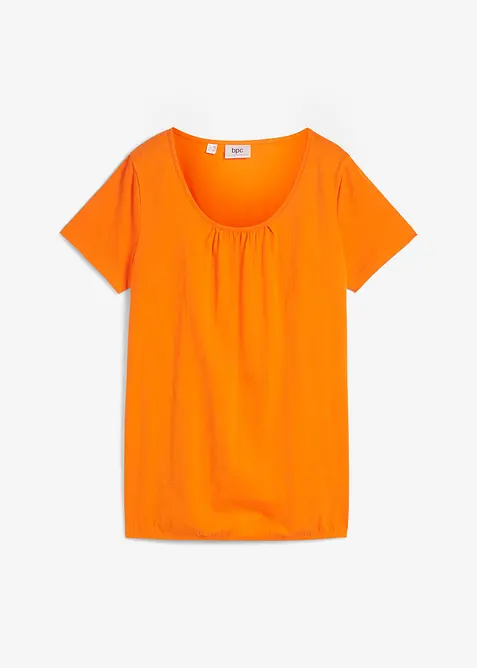 Topp av ren bomull, kortärmad, bonprix