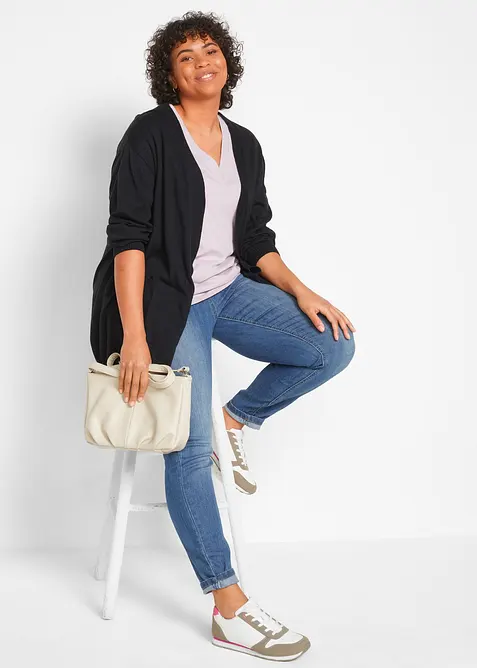Tunn cardigan i bomull, bonprix