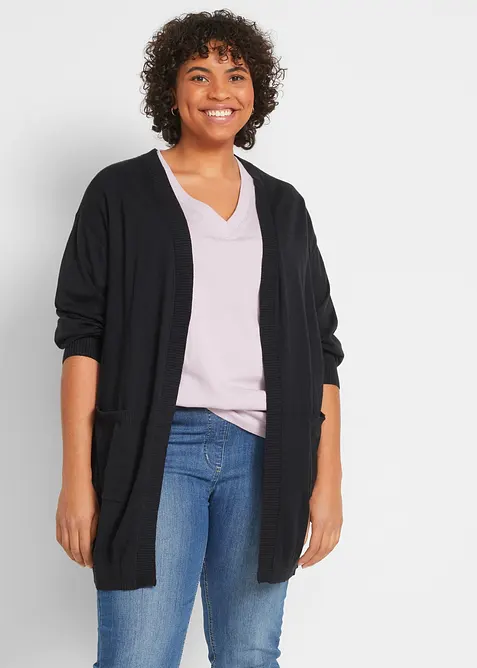 Tunn cardigan i bomull, bonprix