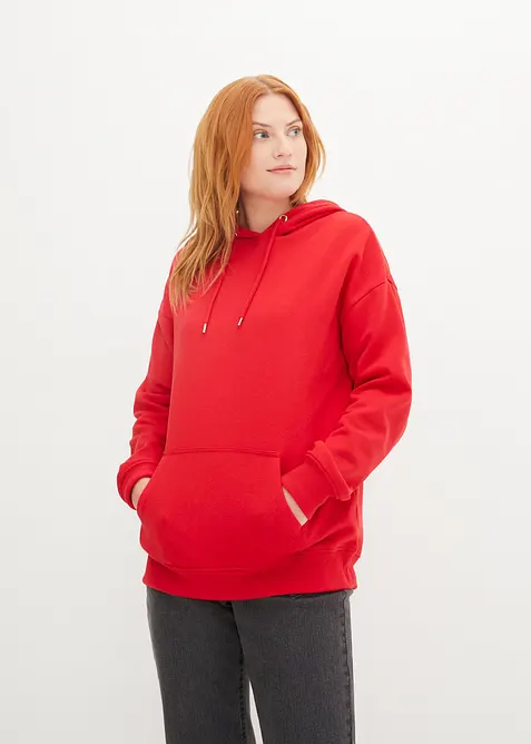 Sweatshirt i oversizemodell med huva, bonprix