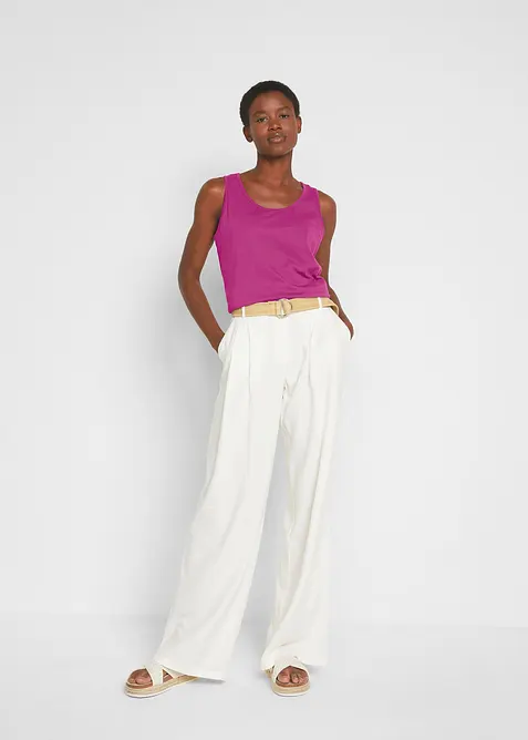 L&aring;ngt linne av bomull (5-pack), bonprix