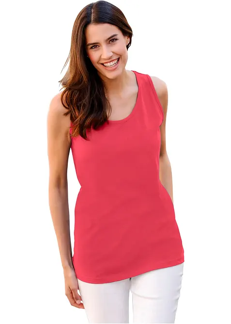 Långt linne av bomull (5-pack), bonprix