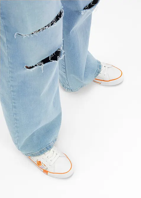 Sneakers med broderi från Mustang, Mustang