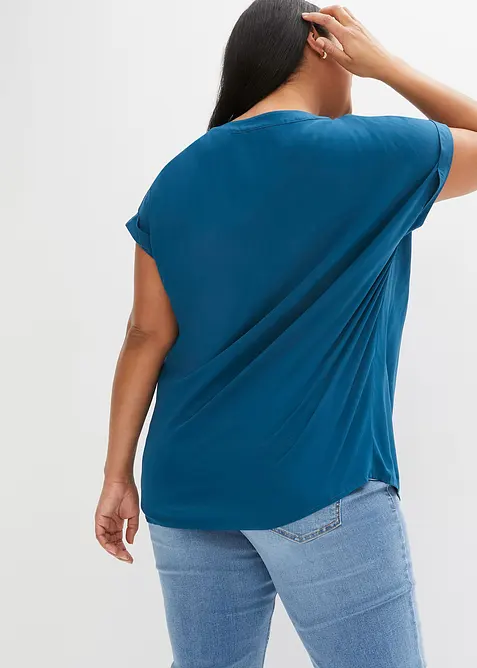 Blustunika av ren viskos, bonprix