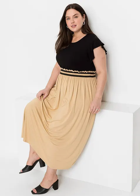 Jerseyklänning av viskos, bonprix