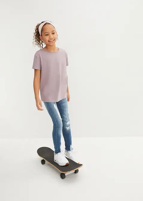 T-shirt i ekologisk bomull (3-pack), bonprix