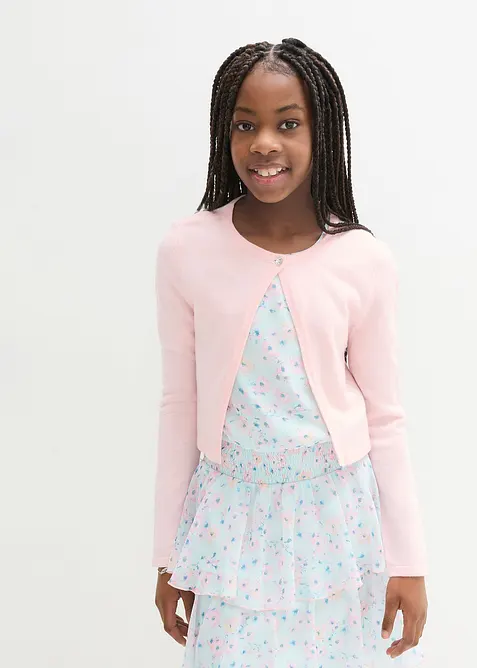 Festlig stickad bolero för barn, bonprix