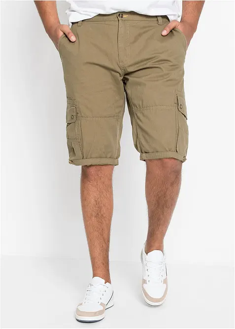 Bermudas i cargostil av bomull, normal passform, bonprix