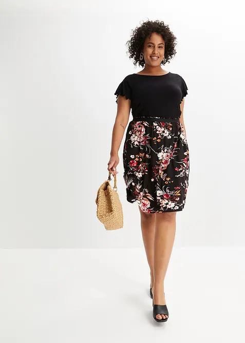 Jerseyklänning av viskosmix, bonprix