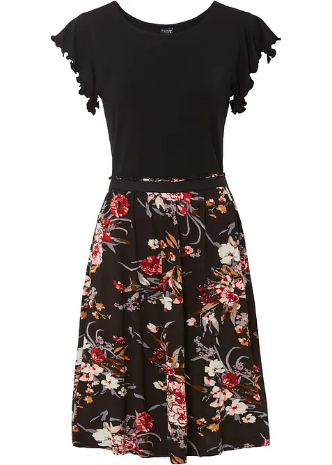 Jerseyklänning av viskosmix, bonprix