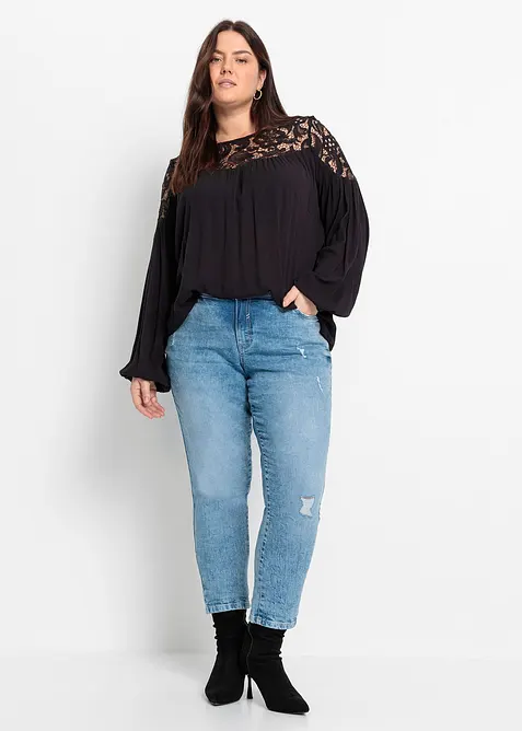 Tunika av mjuk viskos, bonprix