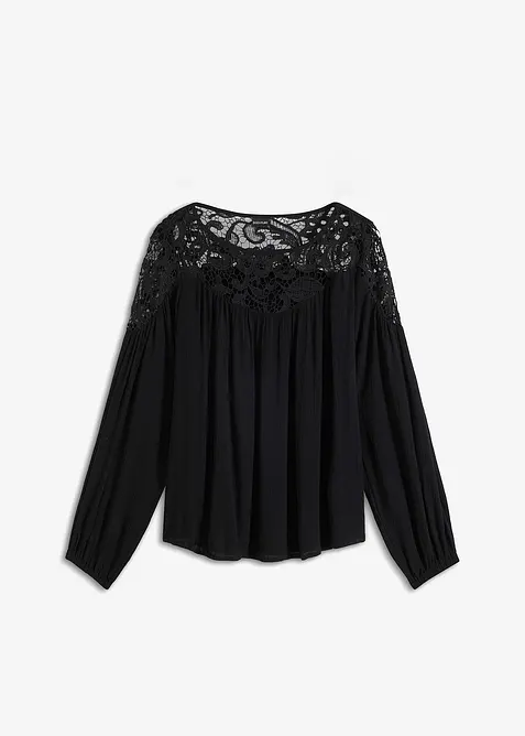 Tunika av mjuk viskos, bonprix