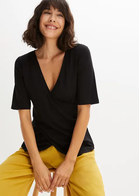 Topp av mjuk viskosmix, bonprix