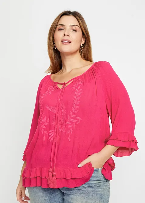 Tunika i mjuk viskos, bonprix