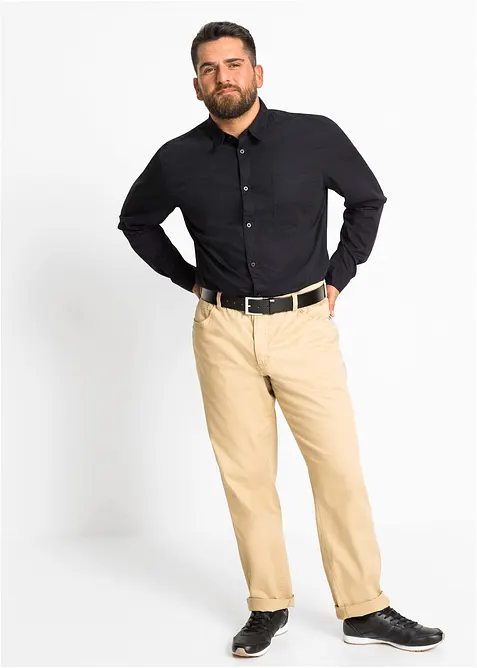 Långärmad skjorta i bomull, bonprix