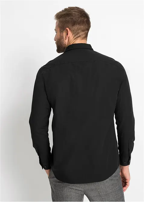 Långärmad skjorta i bomull, bonprix